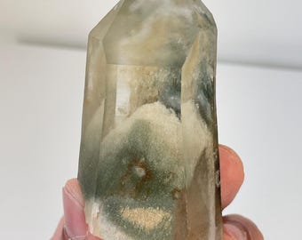 Green Phantom Himalayan Quartz Crystal Natural Q284a