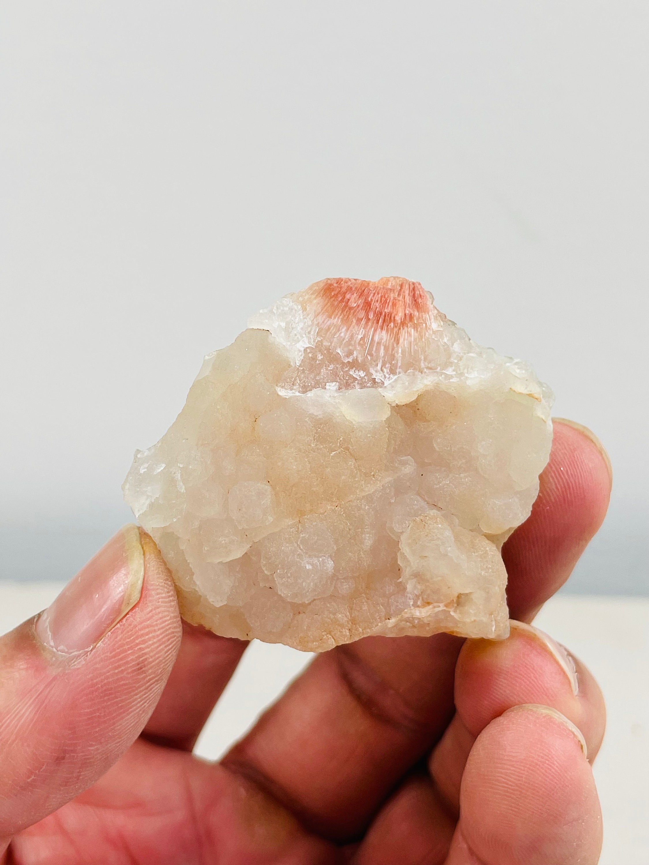 Red Scolecite (sun Scolecite ) Natural Crystal Cluster Rare SC073