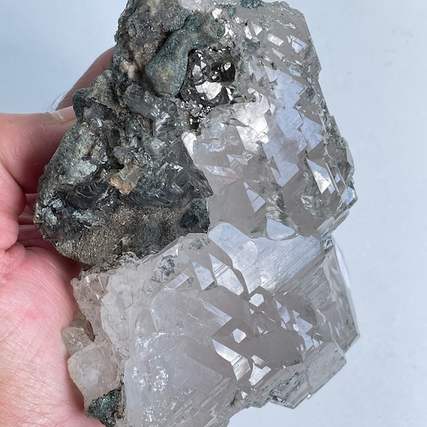 Wasser klar Himalaya Kathedrale Quarz Natürlicher Kristall, Q564