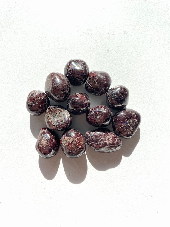 Garnet Tumbled Stone Crystal/ Mineral X (22-30mm)