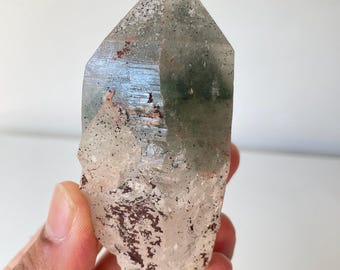 Chlorite Green Phantom Himalayan Quartz Crystals Q289a