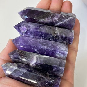 1 x Chevron (Dream) Amethyst Crystal Tower High Grade, Brazil T978