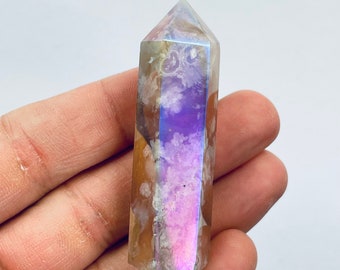 フラワーアゲート フレイムクリスタル FF125 - Etsy 日本