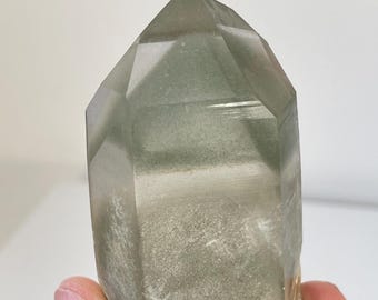 Green Phantom Himalayan Quartz Crystal Natural Q283a