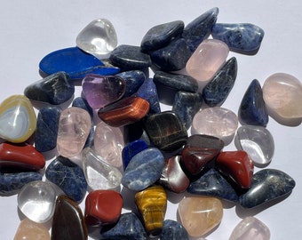 30 Mixed tumbled stones Bulk crystals x 1 (15-20mm)