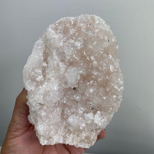Roze apofyllietclusterkristal AP384a