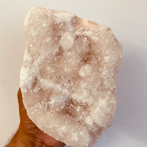 Lichtroze apofyllietclusterkristal AP092.