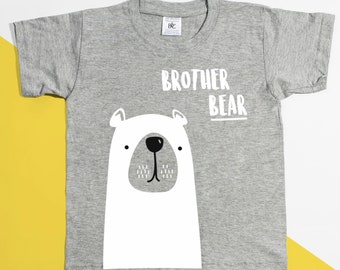 Brother Bear T-shirt - cute kids tshirt, bear tshirt, fun graphic tee - POM CLOTHING