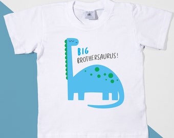 Big Brothersaurus T-shirt, Big Brother Announcement,  Big Brother Tshirt, Pregnancy Announcement - POM CLOTHING