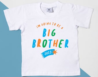 I'm going to be a Big Brother T-shirt - pregnancy announcement, brother to be - POM CLOTHING