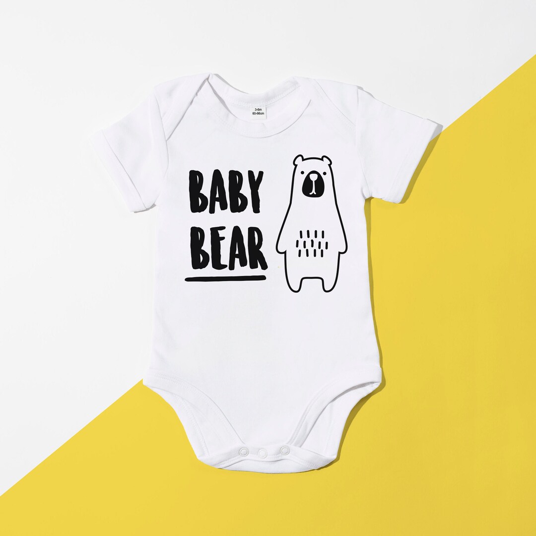 Baby Bear Bodysuit mignon babygrow body ours vêtements de Etsy France