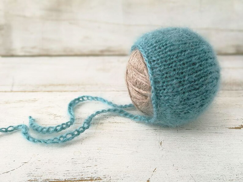 Newborn hat,,13 COLORS, newborn mohair hat, baby girl hat, baby boy hat, new born photo prop, photography image 9