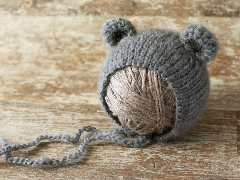 10 COLORS new born photo prop Baby bear hat baby boy hat baby girl hat newborn mohair hat photography
