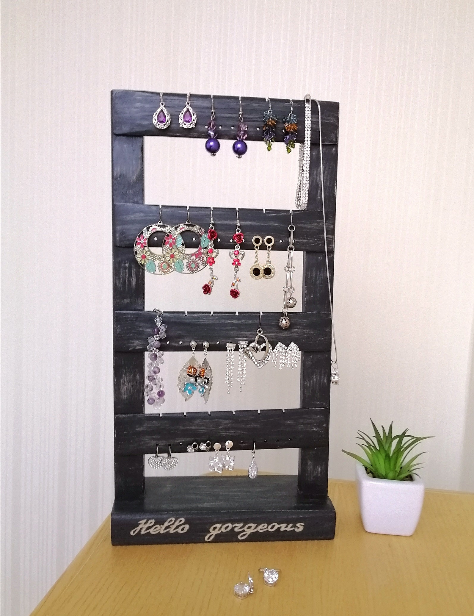 Stud earring holder Earring hangerJewelry DisplayEarring Etsy
