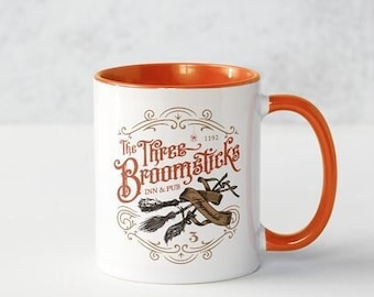 The three broomsticks mug Autumn fall