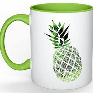 Ananasmugg: Anpassad tropisk dricksglass på 300 ml