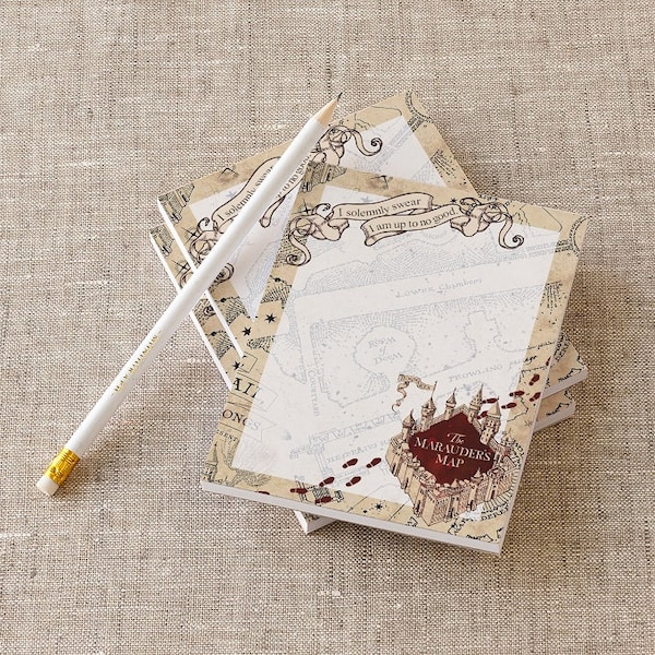 Marauder's map  notepad