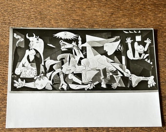Vintage 1970s Guernica Postcard: Pablo Picasso MOMA Art - Etsy