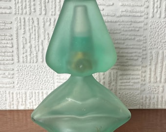 Dali by Salvador Dali 30ml empty Eau de Toilette bottle/Vintage perfume bottle/Green frosted spray bottle/Vintage perfume bottle/1990's