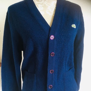 Mens lacoste cardigan uk top