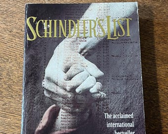 Schindler's List by Thomas Keneally, Vintage 1982 Hardcover Book - Etsy