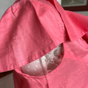 Vivienne Westwood Pink Cotton Blouse: Asymmetric Cap Sleeve, Made in Italy image 9