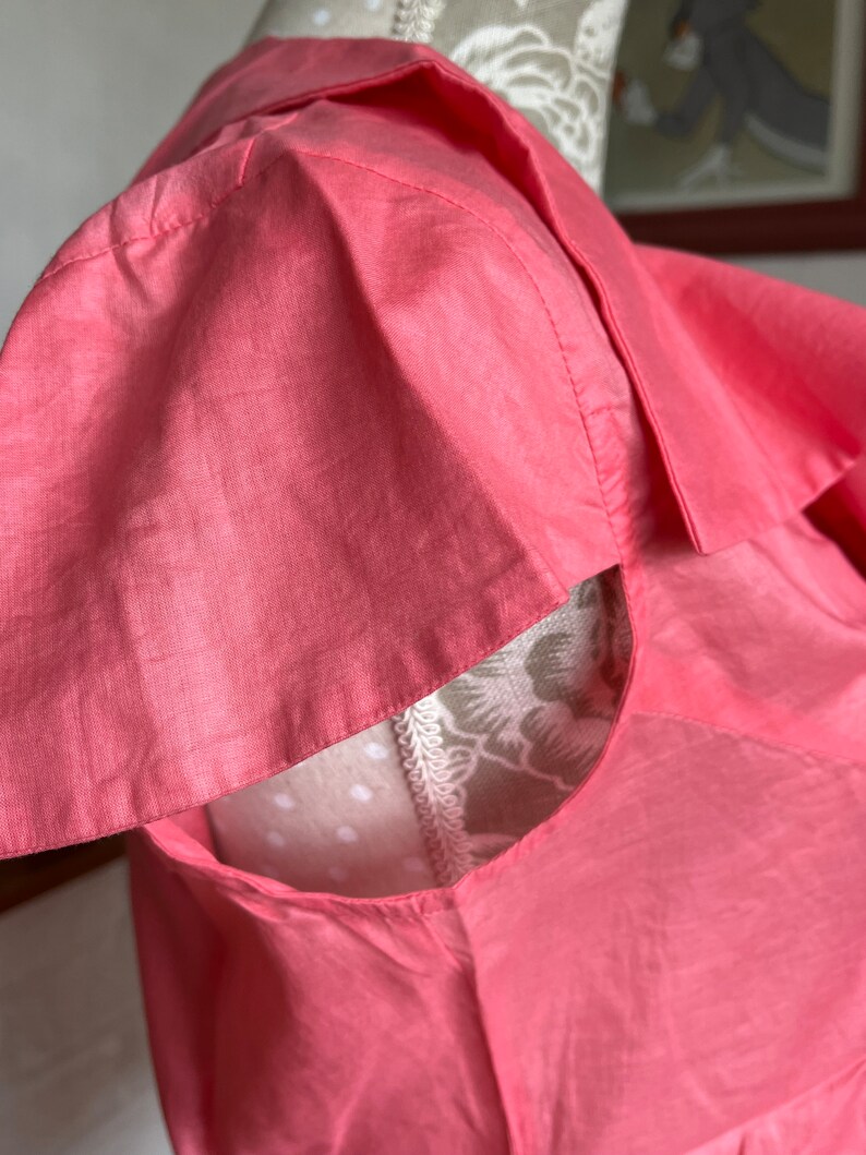 Vivienne Westwood Pink Cotton Blouse: Asymmetric Cap Sleeve, Made in Italy image 9