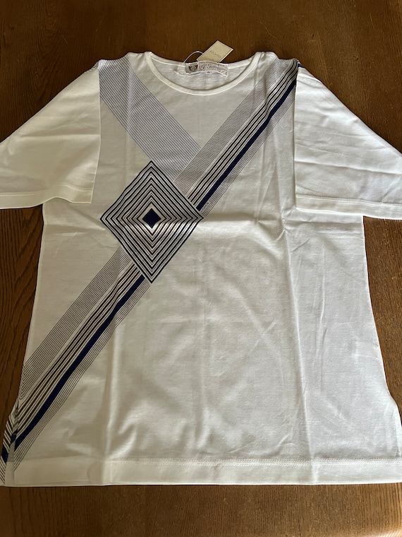 【関税・送料込】GUCCI 70年代風プリントコットンTシャツ グッチ プリント コットンジャージー Tシャツ | アウトレット