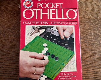 使い古しのオセロ ヴィンテージポケットオセロゲームセット：1970年代のトラベルボード