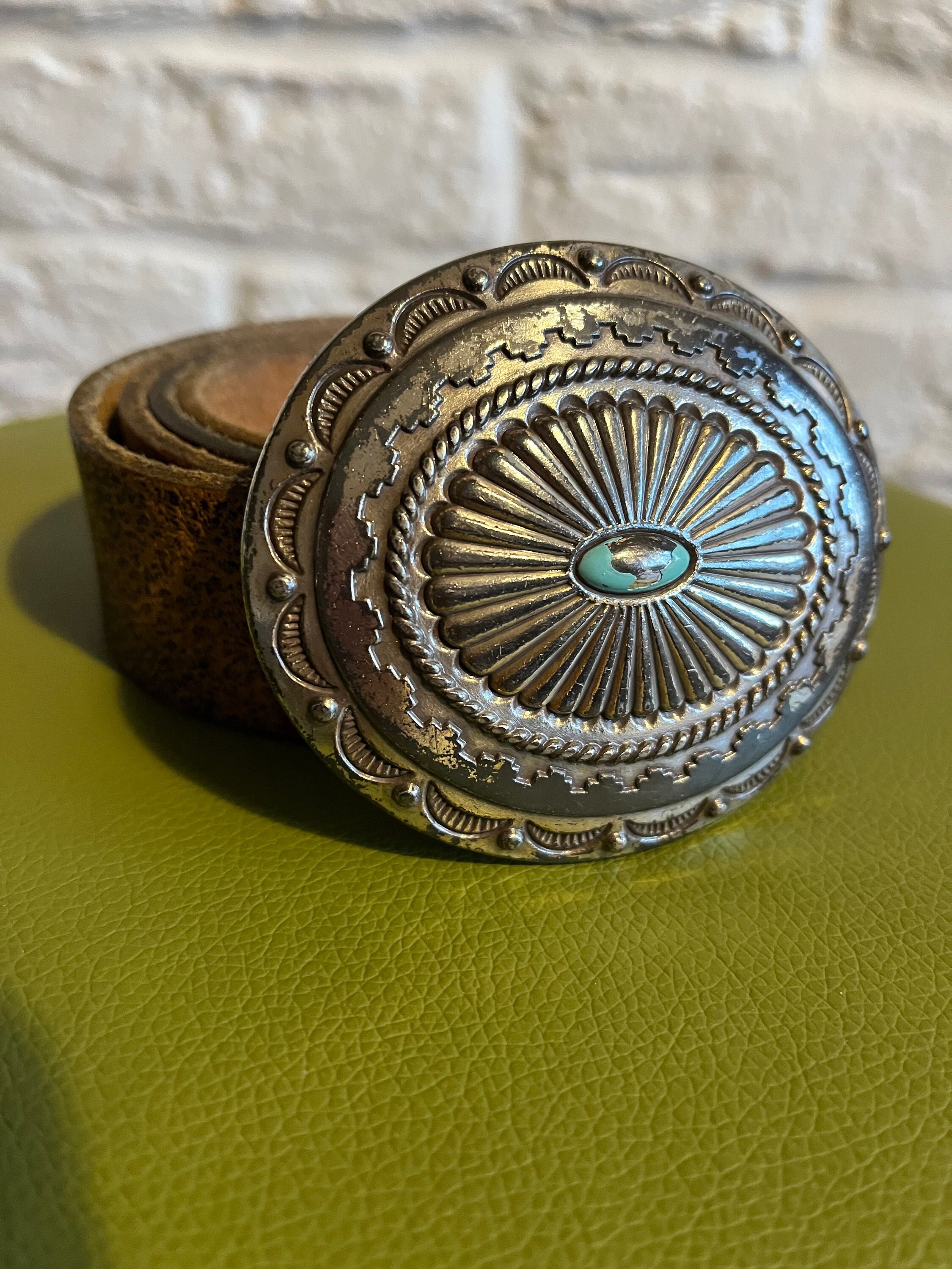 Fancy top buckle belts