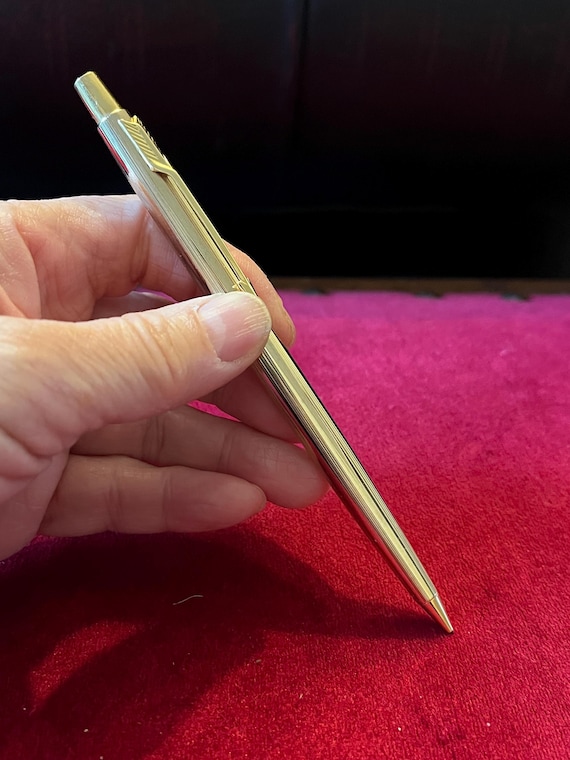 Vintage Parker 22K Gold Electroplate Mechanical Pencil With Box