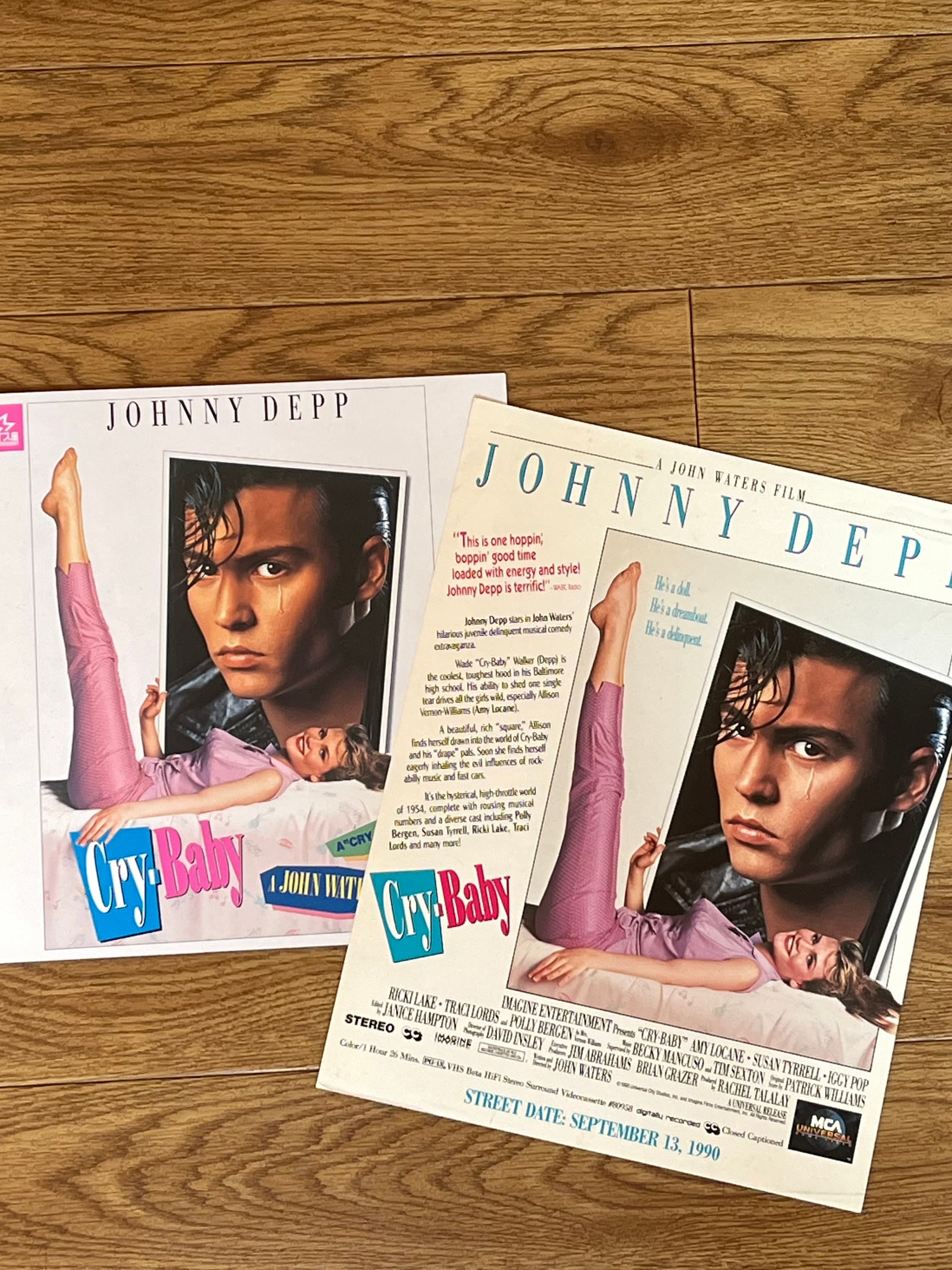 Cry Baby Movie Promo Set: Japanese Catalogue & US Sales Sheet - Etsy