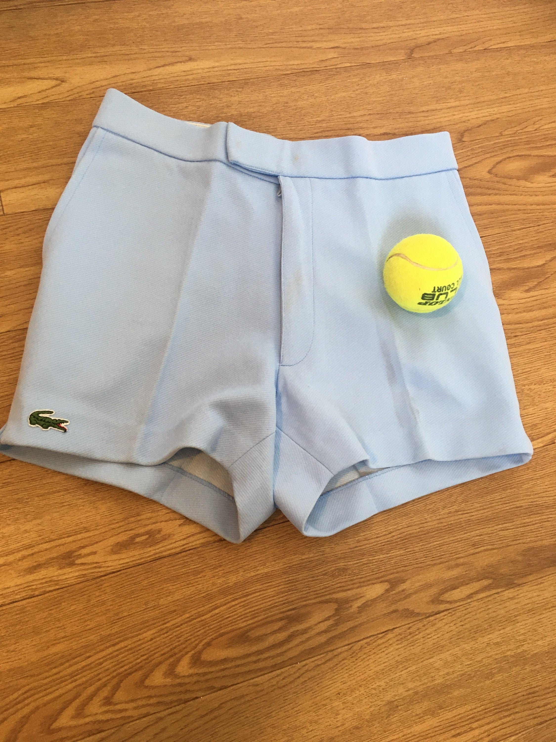 LACOSTE Tennis Shorts/pastel Blue/size - Etsy