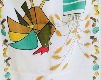 Retro 60's-70's dish clothKitchen towelTea towelChicken and Eggs printsCotton dishclothChicken Tea TowelCountry Kitchen Fun Kitchen Retro 60's-70's dish clothKitchen towelTea towelChicken and Eggs printsCotton dishclothChicken Tea TowelCountry Kitchen Fun Kitchen