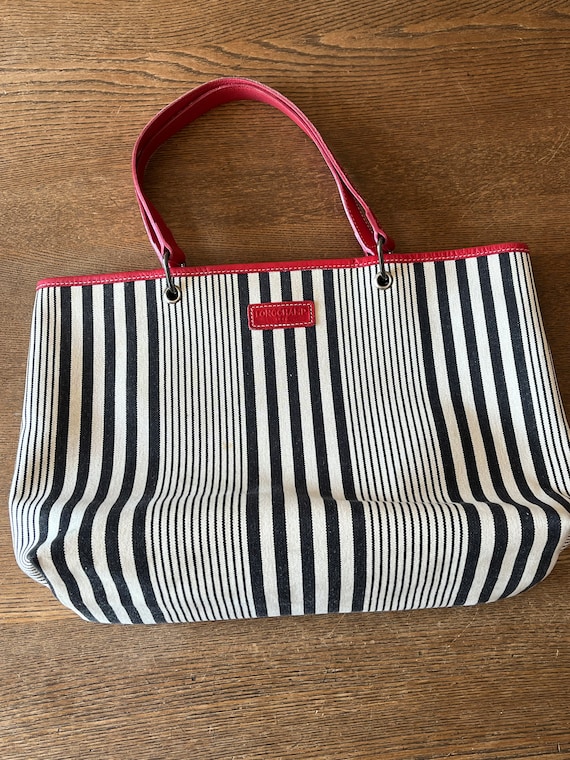 Longchamp Paris Tote bag/Top handle handbag/Strip… - image 2