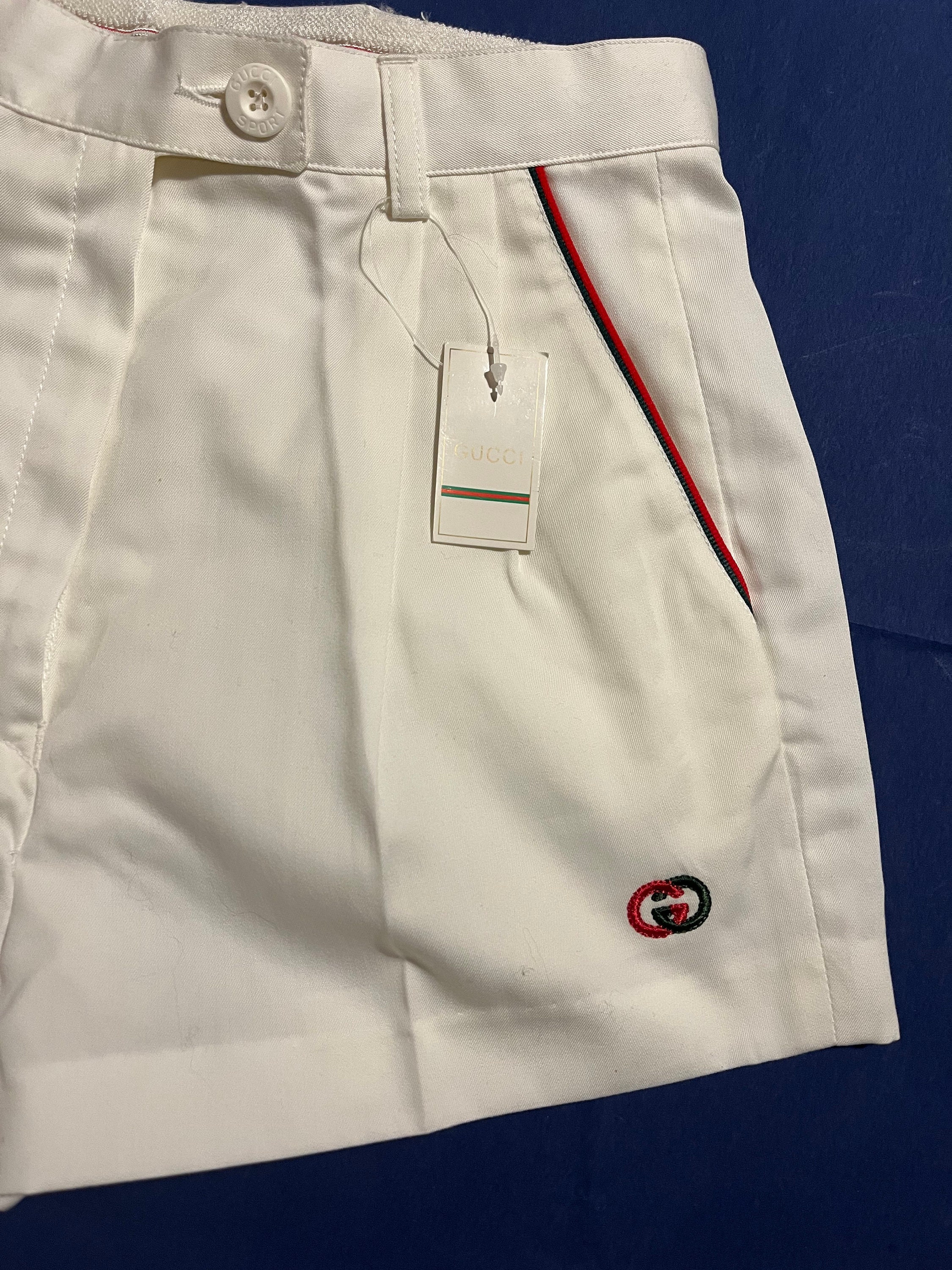 入荷now 口コミ GUCCI Deadstock Tennis Shorts/gucci Sport/white Shorts/size パンツ