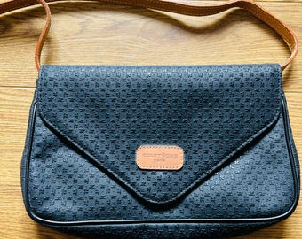 Vintage Courreges Paris Crossbody Bag: 90s French Designer Handbag