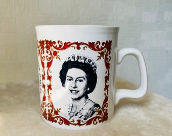 王室記念マグカップ - 女王即位記念品 - 皇太后 - エリザベス女王