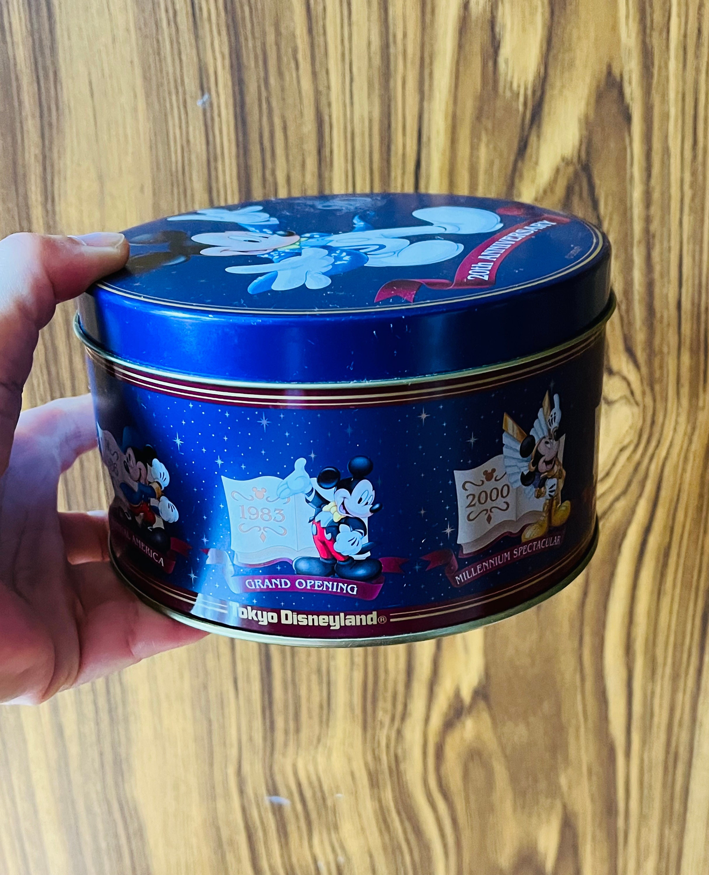 Vintage Tokyo Disneyland 20th Anniversary Mickey Mouse Tin (2003