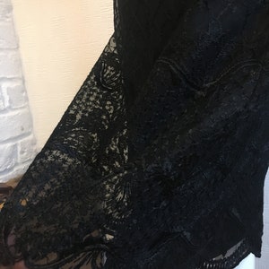 Vintage ESCADA Margaretha Ley Black Lace Dress/black Little Dress/made ...