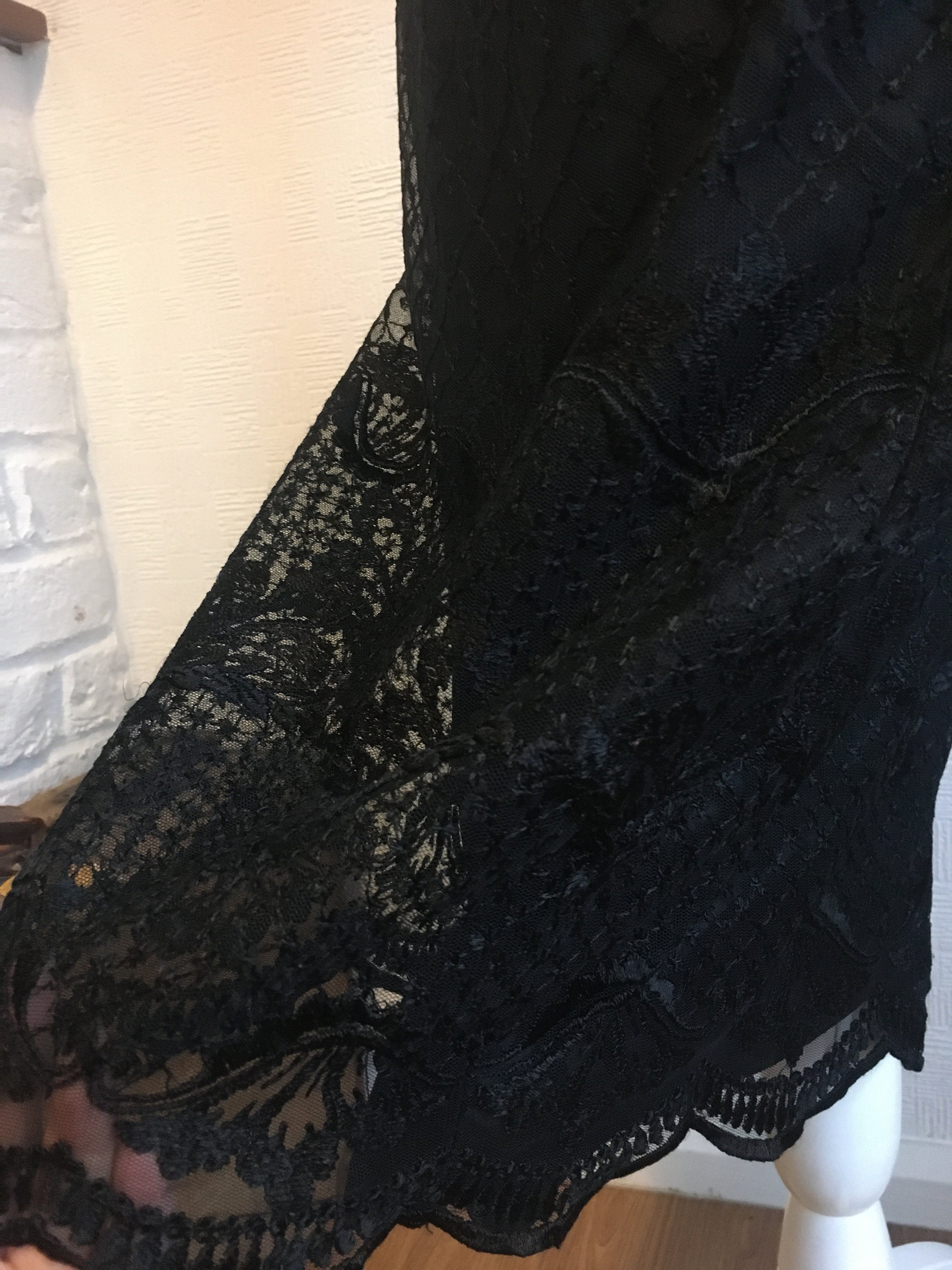 Vintage ESCADA Margaretha Ley Black Lace Dress/black Little - Etsy UK