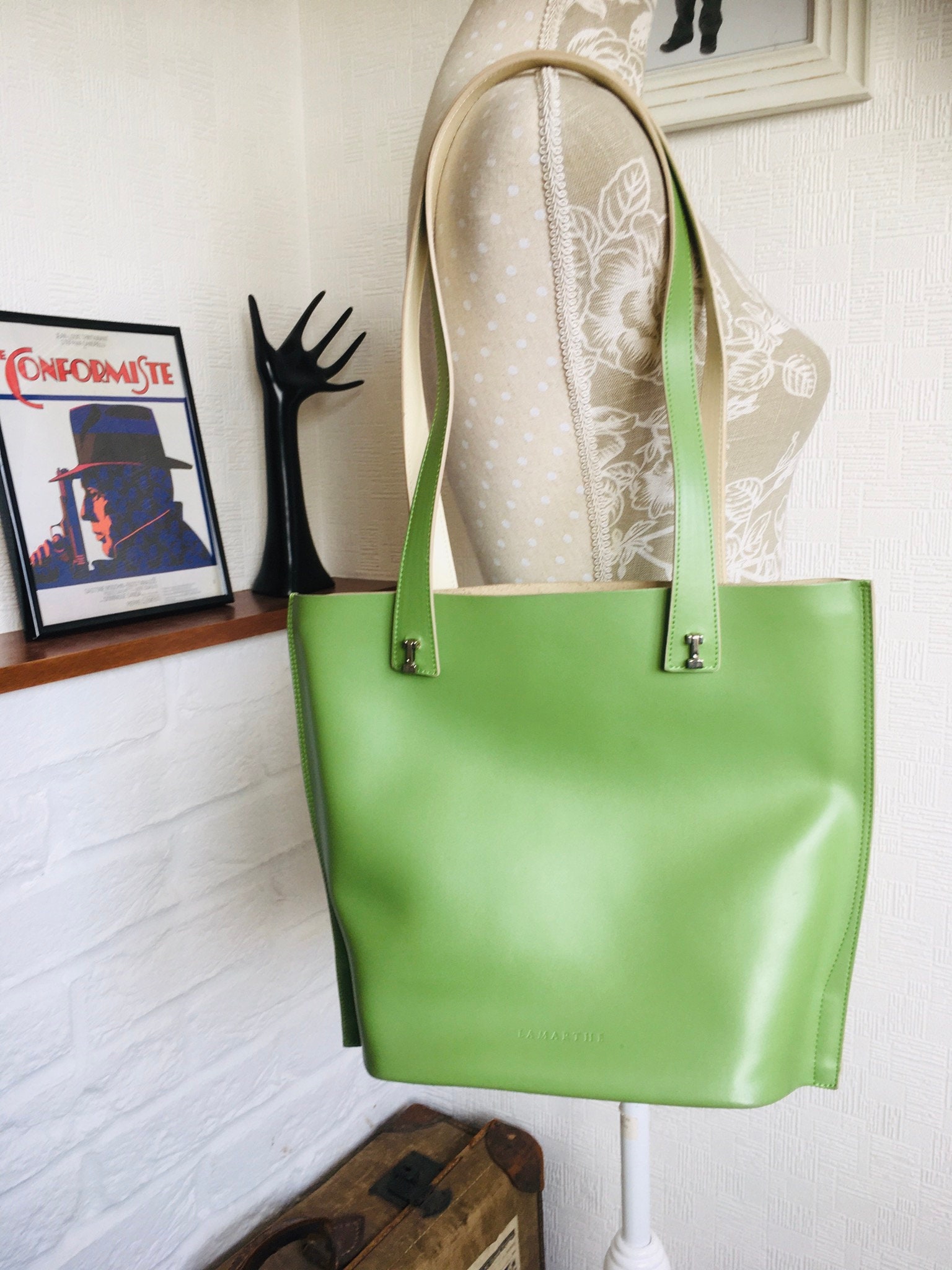 LAMARTHE Paris handbag/Top handle bag/shoulder bag/Leather | Etsy