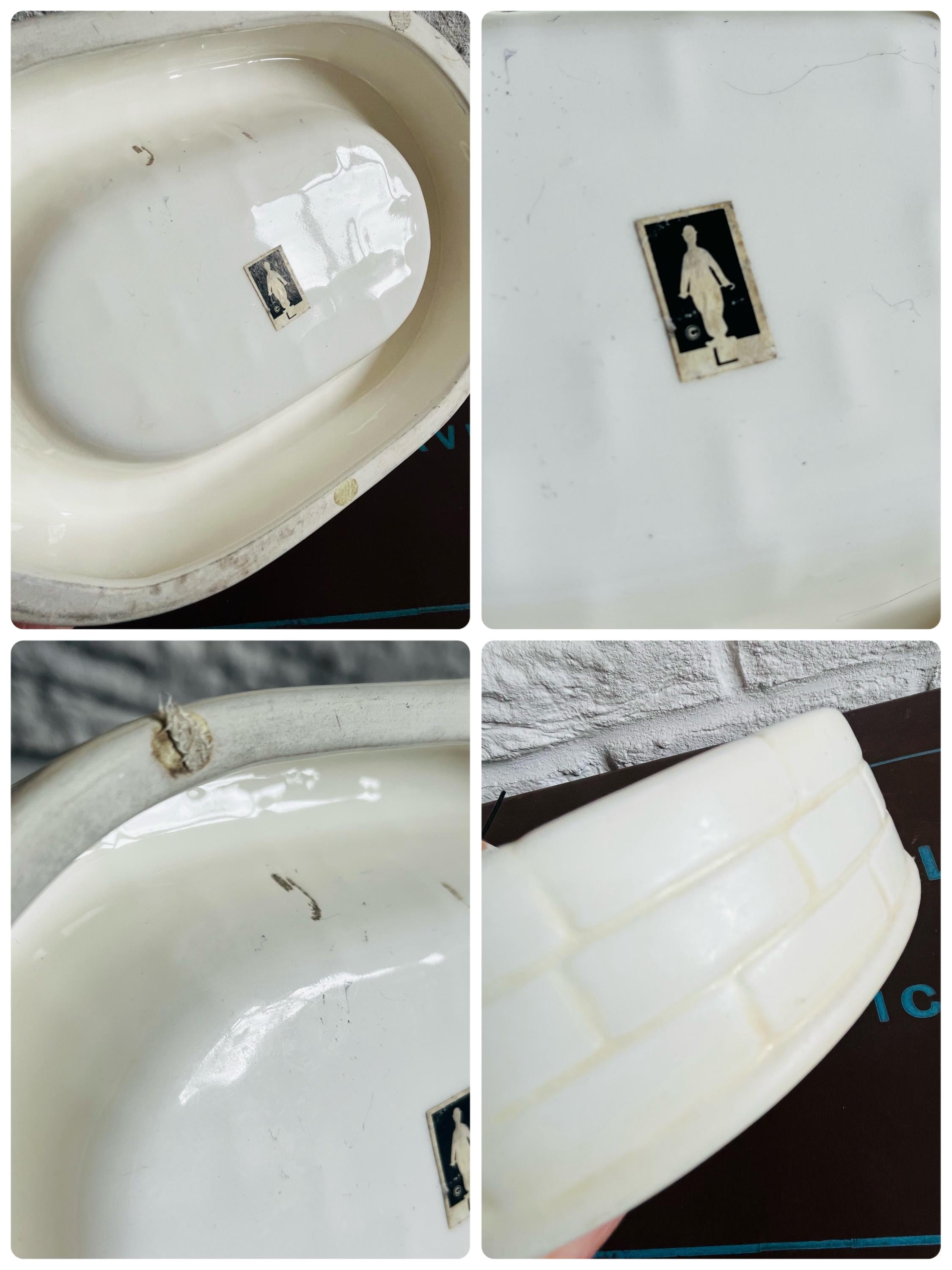 Charles Chaplin 'the Tramp' Ceramic Dish: Bubbles Inc. Collectible