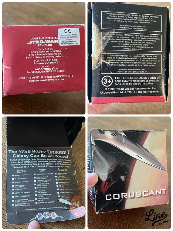 Vintage 1999 Star Wars Phantom Menace Sith Holoprojector