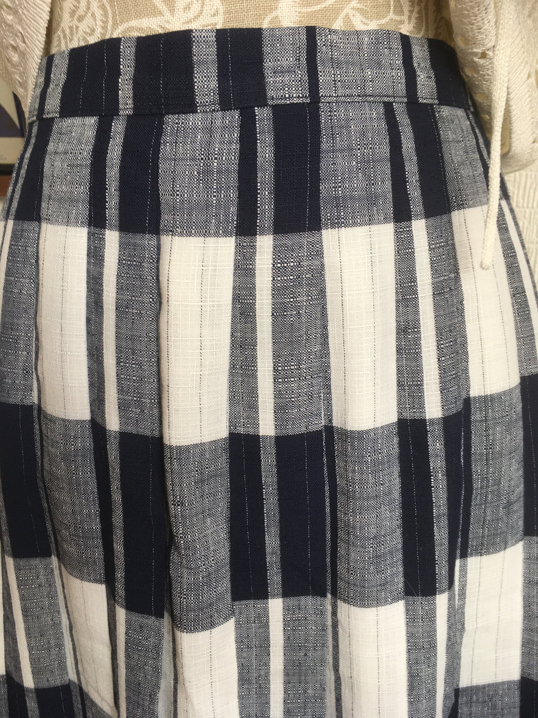 Vintage Pleated Skirt/vintage St Michael/uk10-12/summer - Etsy UK