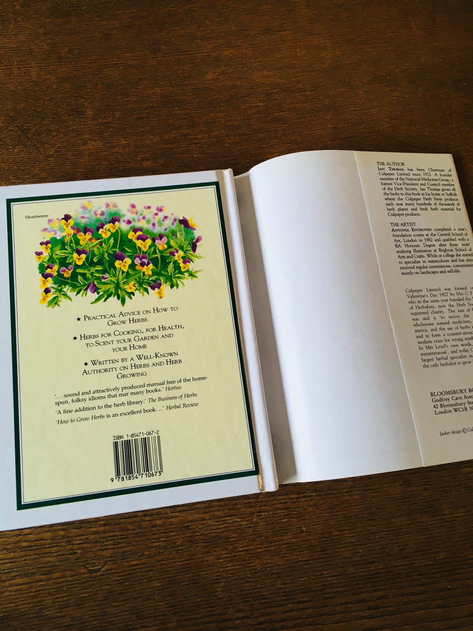 How to Grow Herbs Book/vintage Book/hardcover Botanical Etsy UK