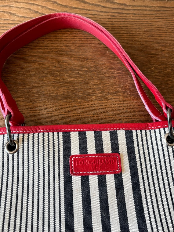 Longchamp Paris Tote bag/Top handle handbag/Strip… - image 3