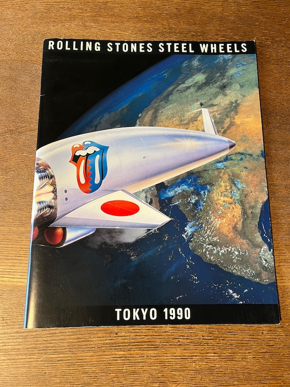 Rolling Stones Steel Wheels1990 Concert Program/original Pamphlet