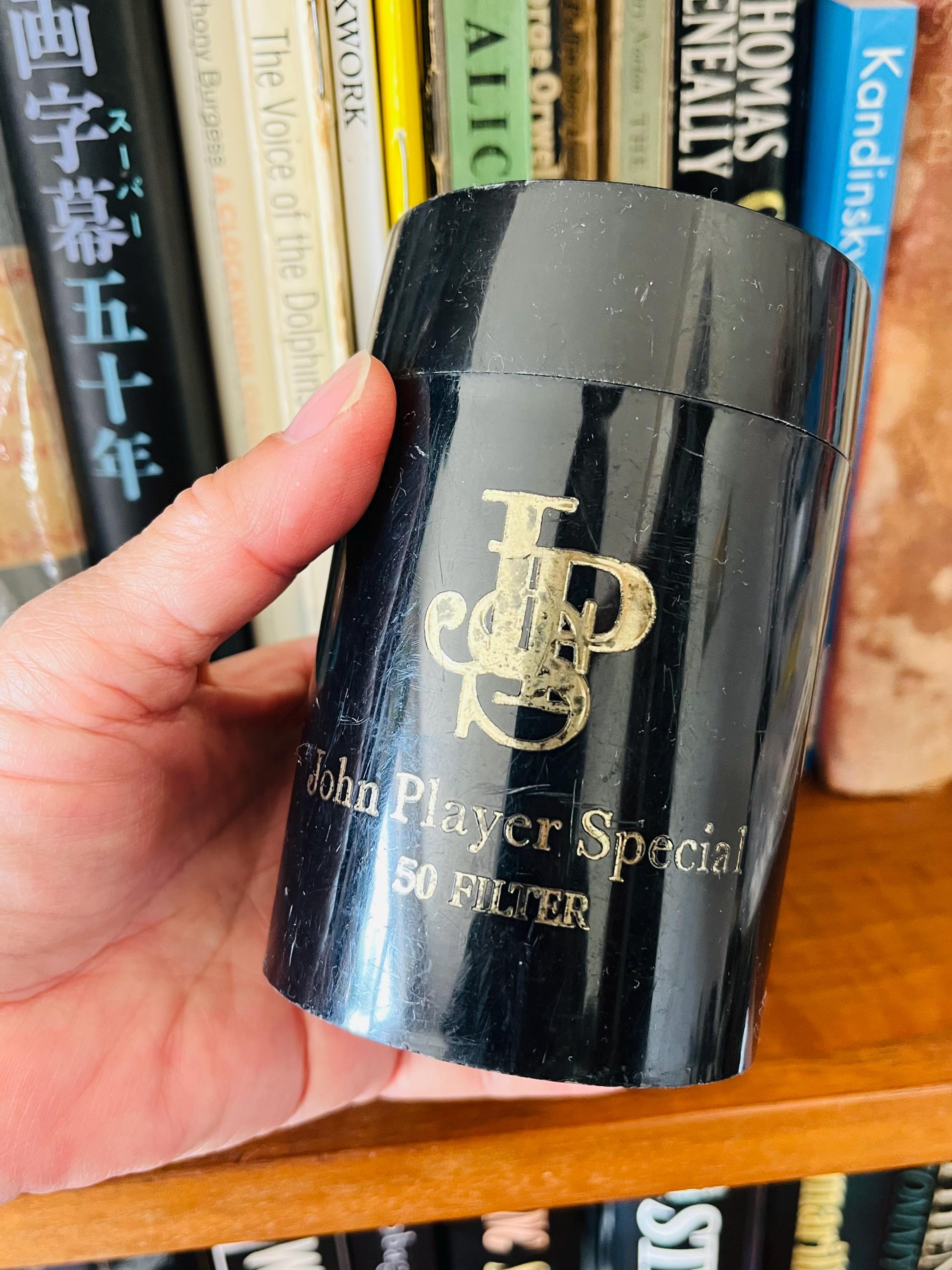 john player special cigarettes online Vintage John Player Special Cigarette Canister, Collectible Tobacco Tub