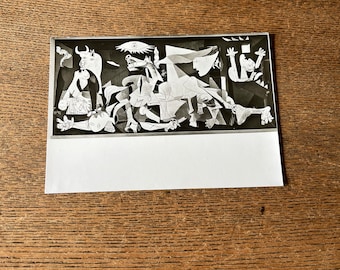 Vintage 1970s Guernica Postcard: Pablo Picasso MOMA Art - Etsy